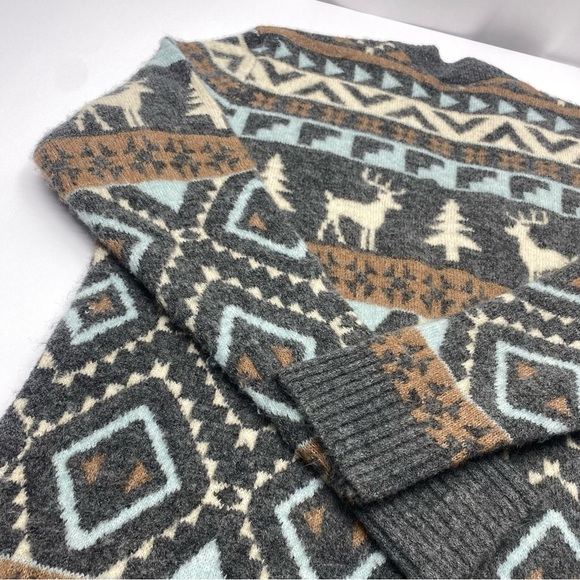 Women's Cardigan S/M V-Neck Button Front Gray/Brown/Blue SOFT COZY - Picture 12 of 15